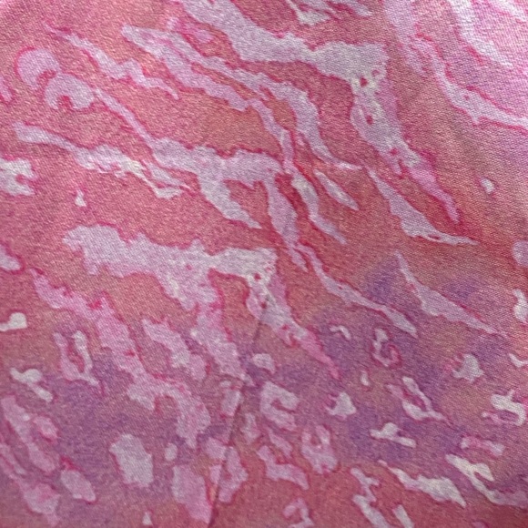 NWOT LEGGIADRO PRINT VISCOSE COTTON CAPRI IN PINK ZEBRA - Picture 6 of 10